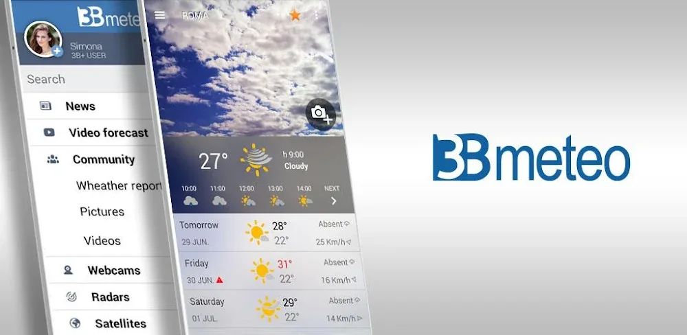 3B Meteo Weather v4.8.18 MOD APK (Premium Unlocked)