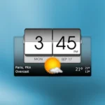 3D flip clock & weather v8.92.1 MOD APK (Premium Unlocked)