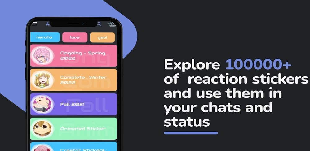 Anime Stickers vStable 10.2.3 APK + MOD (Premium Unlocked)