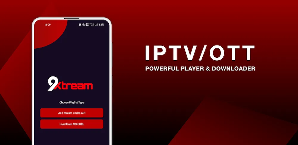 9Xtream v47.1.0 MOD APK (Premium Unlocked)
