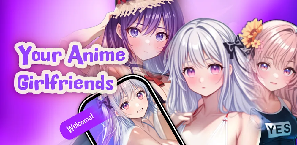 Anime Girlfriend Harem GalGame v0.0.9 MOD APK (Menu, Free In-App Purchase)