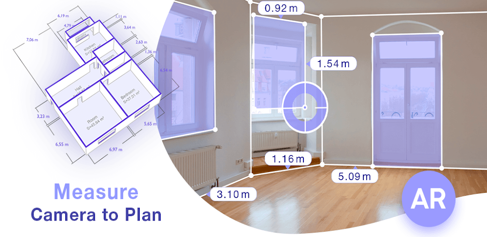 AR Plan 3D Tape Measure v4.10.3 MOD APK (Premium Unlocked)