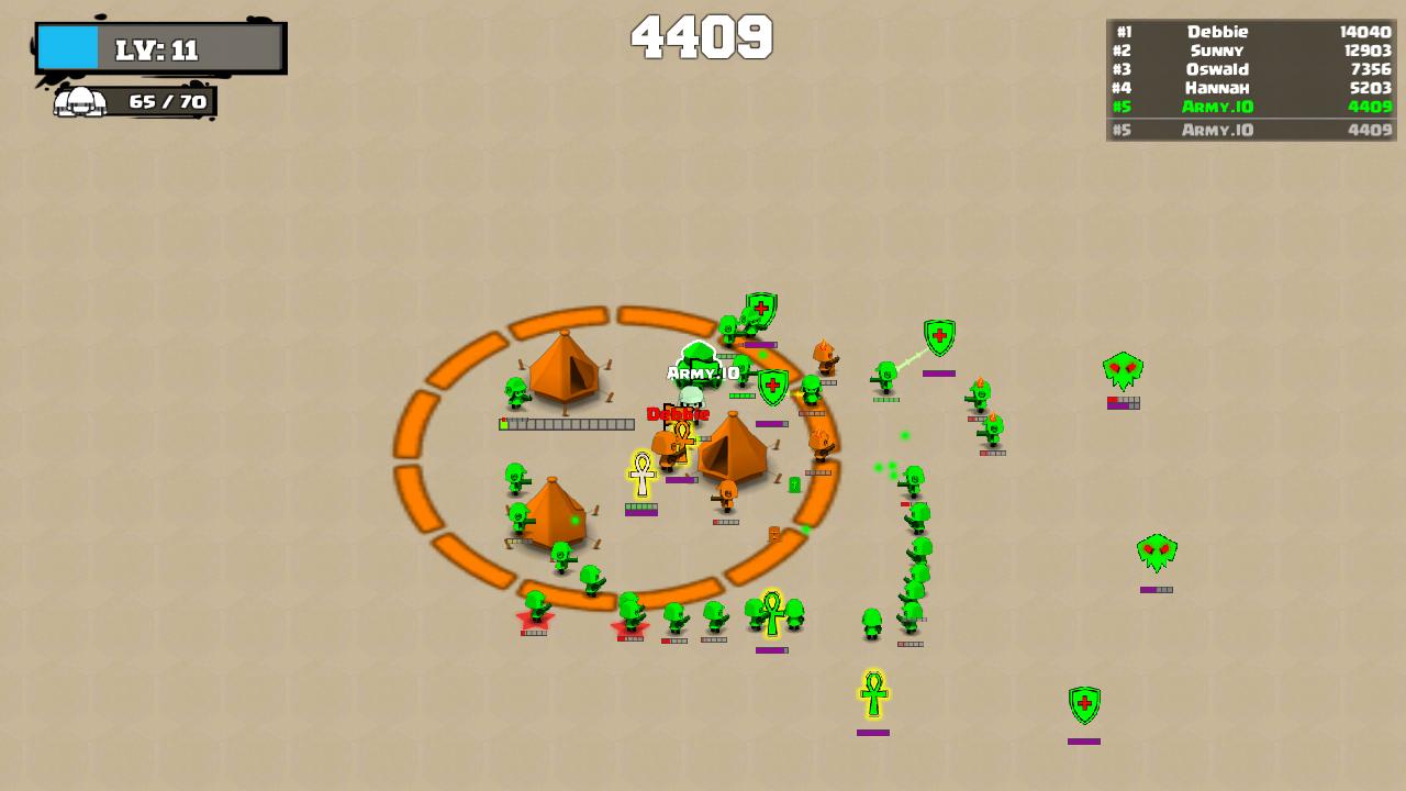 Army.io v0.0.279 MOD APK (Menu, Fast Elixir)