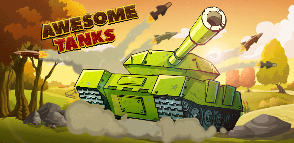 Awesome Tanks MOD APK v1.444 (Unlimited Money)