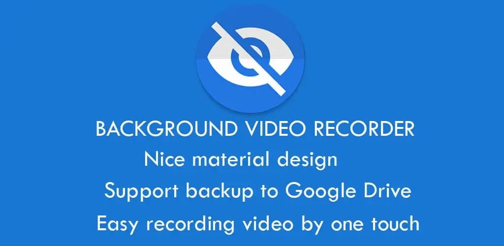 Background Video Recorder v5.0.7 MOD APK (Pro Unlocked)
