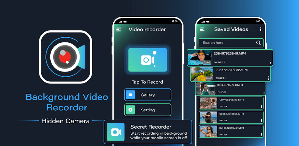 Background Video Recorder Cam v33.1 MOD APK (Premium Unlocked)