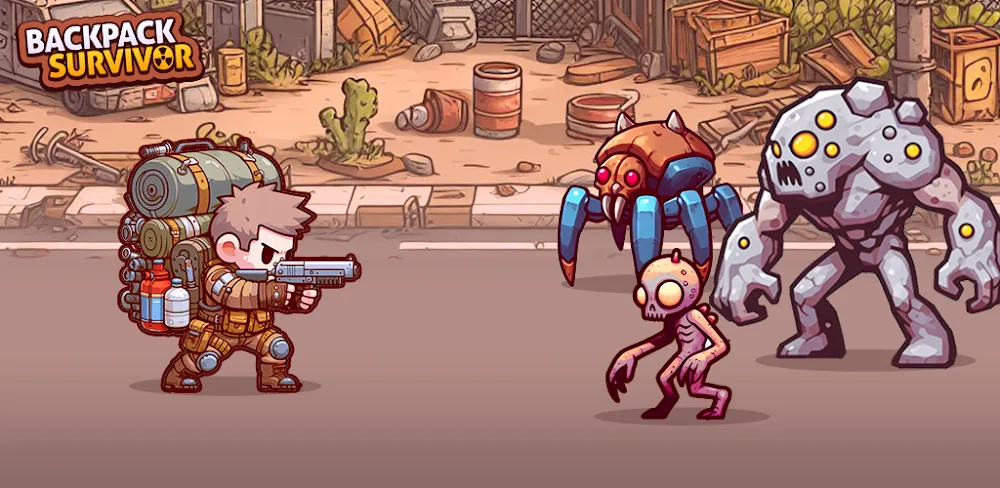 Backpack Survivor: Idle RPG v0.0.6 MOD APK (Menu, Damage, EXP Multiplier, God Mode)