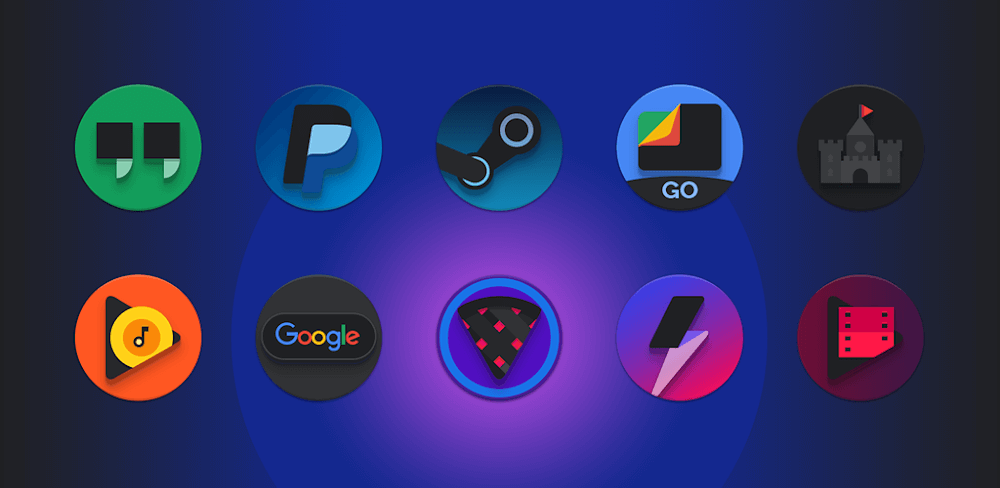 Baked Dark Icon Pack v16.0.1 APK (Full Version)