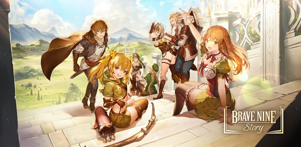 BraveNine Story v1.10.5 MOD APK (Battle Speed X10)