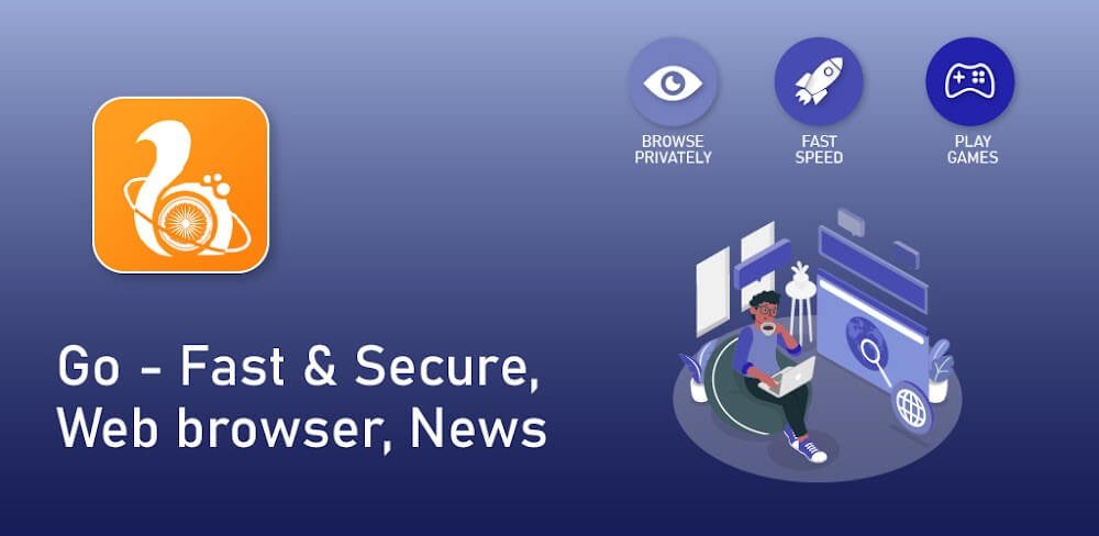 Browser Go v2.2.2 MOD APK (Premium Unlocked, AD-Free)