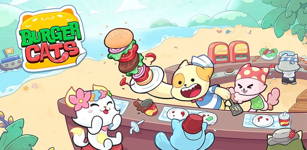 Burger Cats MOD APK v0.6.8 (Unlimited Money)