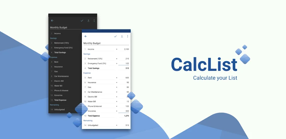 CalcList – Calculate Your List v2.9.8 MOD APK (Premium Unlocked)
