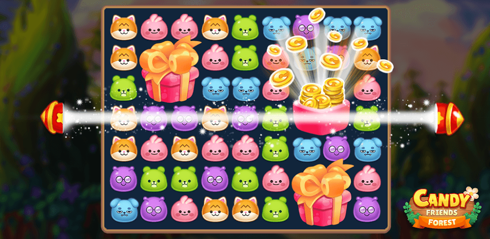Candy Friends Forest v1.4.4 MOD APK (Unlimited Hammer, Rocket)