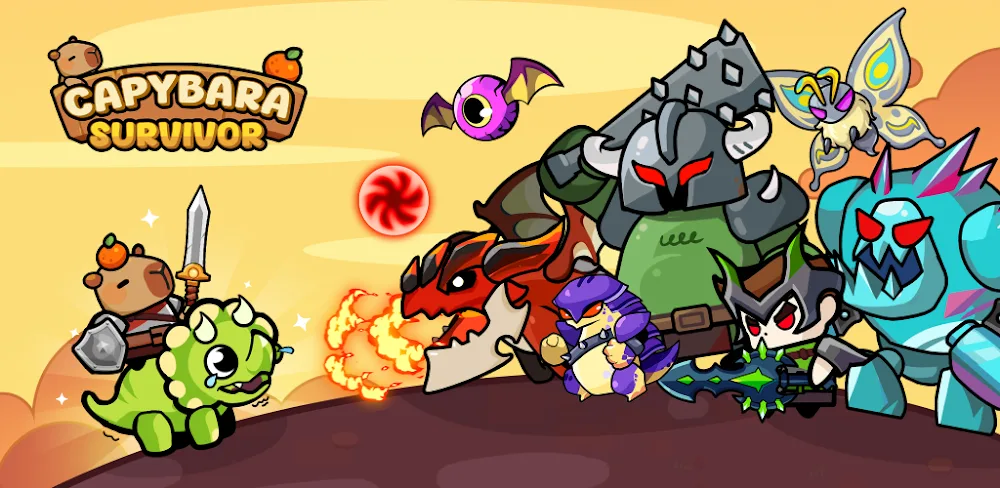 Capybara Survivor: Idle Battle v1.0.13.01.02 MOD APK (Damage & Defense Multiplier, Unlimited Currency)