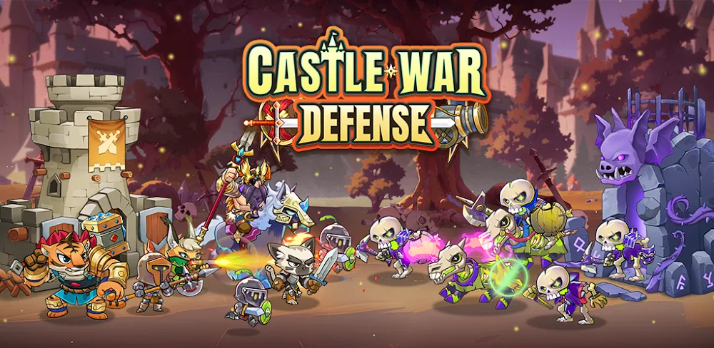Castle War Defense v1.2.3 MOD APK (Menu, Currency, Battle Speed Purchased)