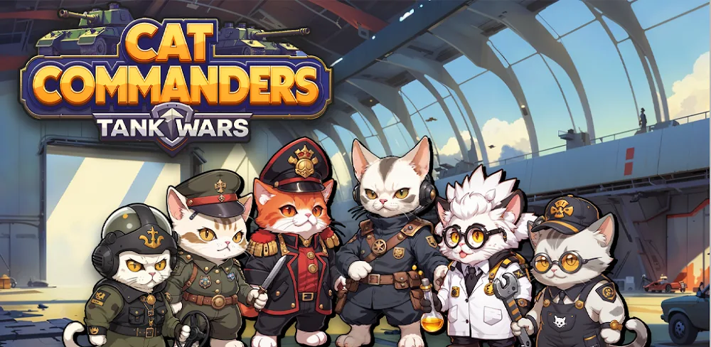 Cat Commanders: Tank Wars v1.0.1 MOD APK (Menu, Auto Win Battle)
