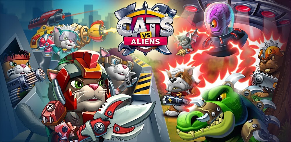 Cats vs Aliens PVP MOD APK v1.27 (Premium. Fast Bonus)