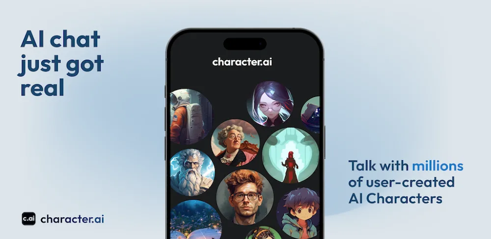 Character AI v1.15.2 MOD APK (Premium Unlocked, Remove ADS)