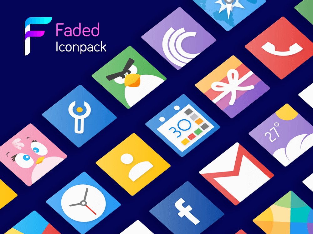 Faded – Icon Pack v6.0.4 APK (Full Version)