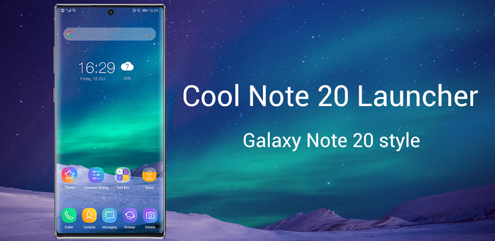 Cool Note20 Launcher v10.5.2 MOD APK (Premium Unlocked)