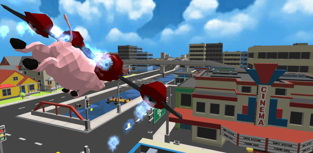 Crazy Pig Simulator MOD APK v1.060 (Unlimited Gold/Upgrades)