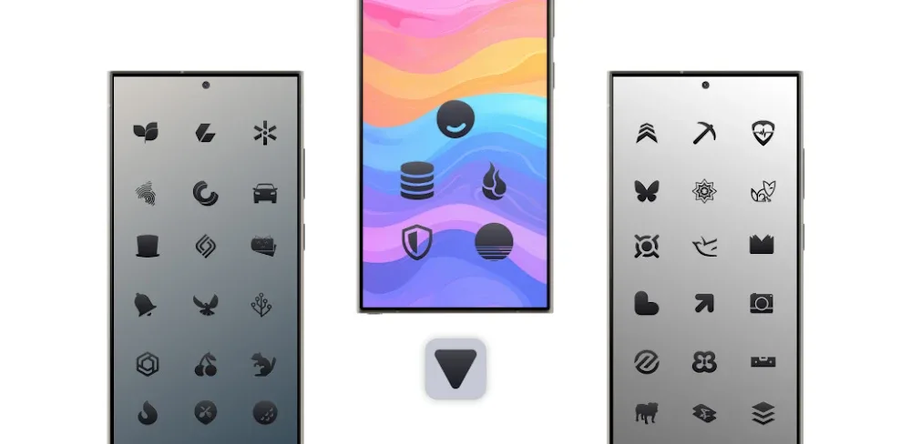 Dark Shapeless Icon Pack v5.9 MOD APK (Full Version)