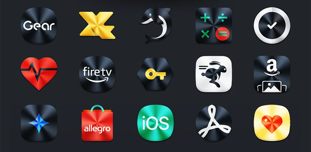 Darko Metal Icon Pack v1.4 APK (Full Version)