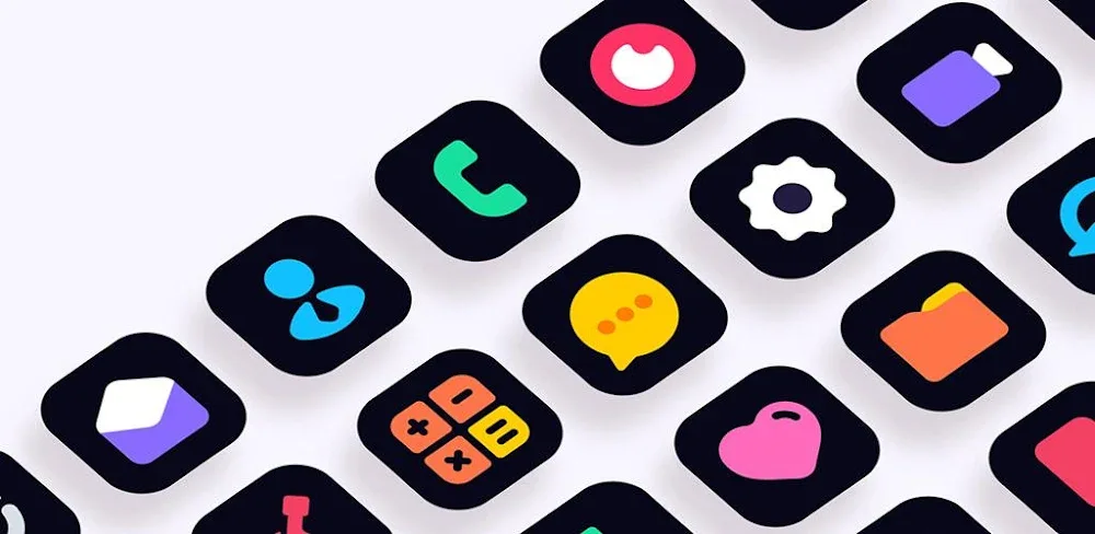 Dove Dark : Icon Pack v5.8 APK (Full Version)