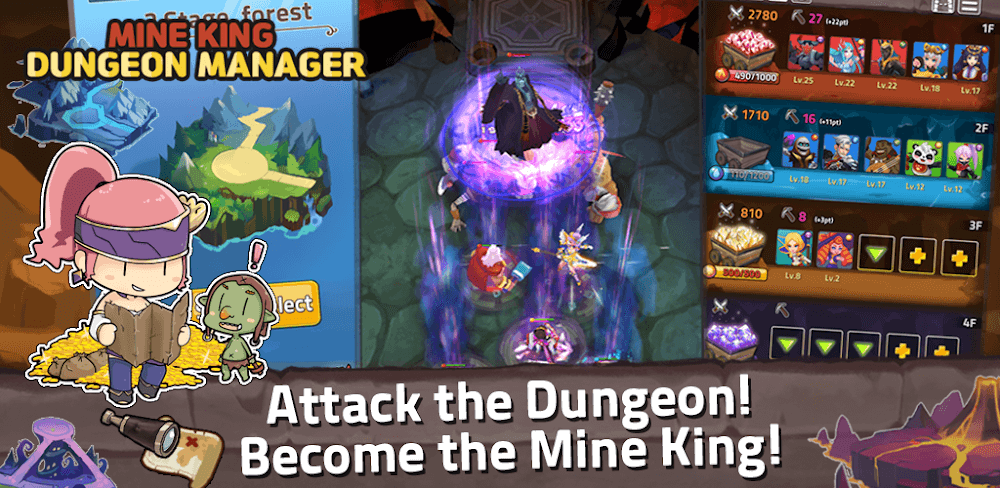 Dungeon Manager MOD APK v1.33 (Unlimited Mana, No Skill CD)