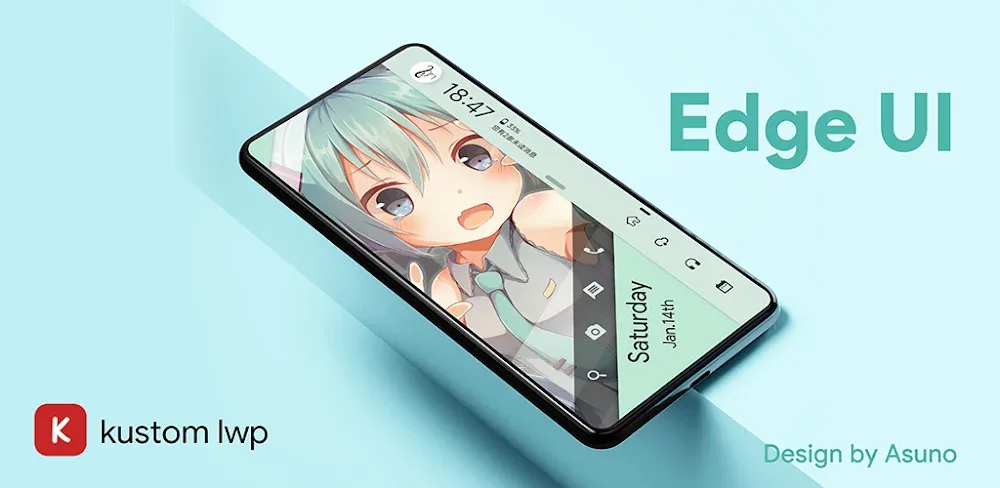 EdgeUI For KLWP vv2e3k36t251102 APK (Full Version)