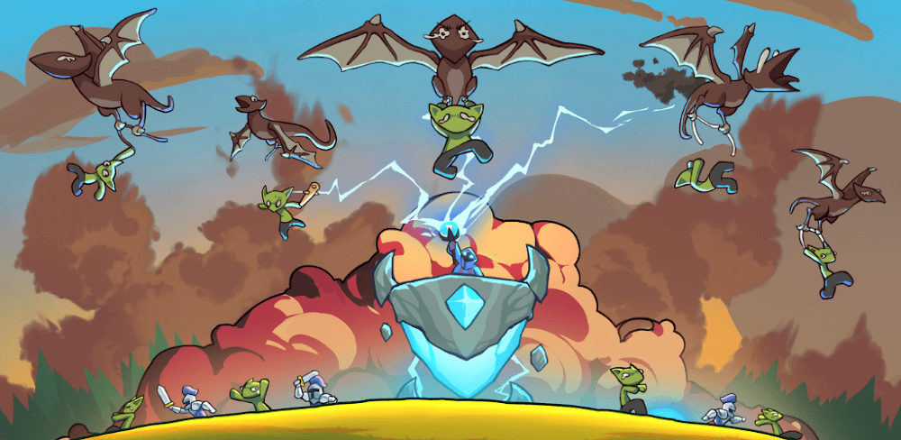 Idle Kingdom: TD Offline Game v1.0.320 MOD APK (Free Shopping, God Mode)