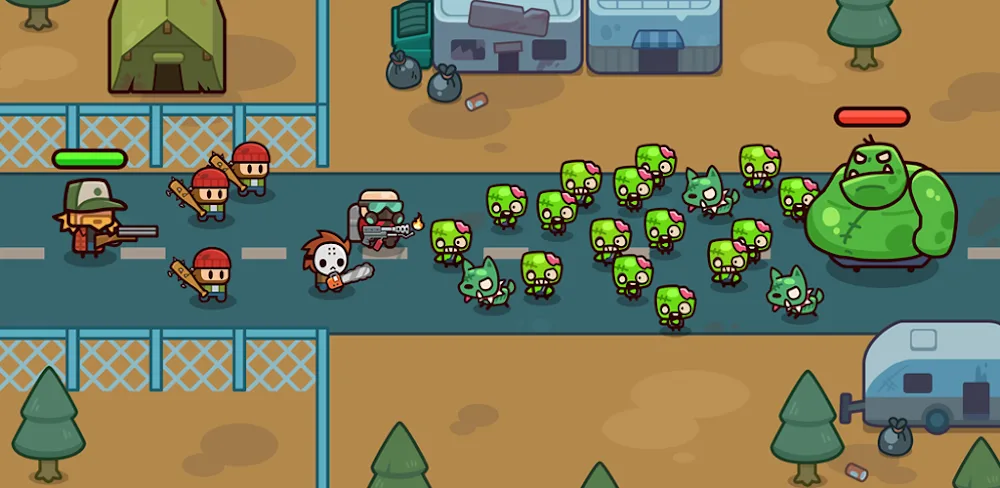Evolution War : Zombie Defense v1.1.2 MOD APK (Unlimited Food, High Gold)