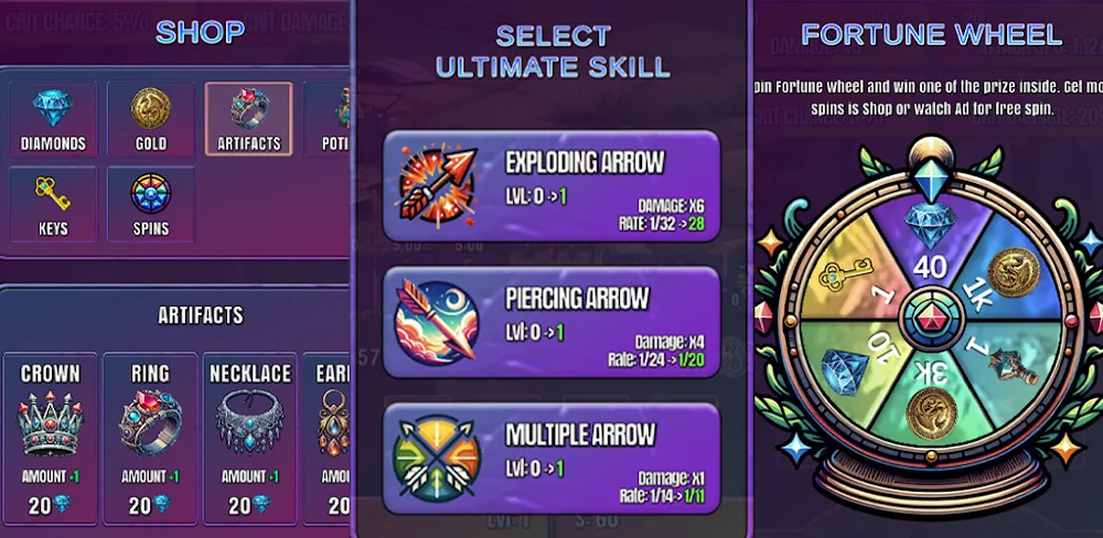 Exile Defender v1.1.36 MOD APK (Menu, Gems, God Mode)