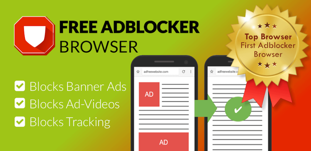 Free Adblocker Browser v139.1.4008 MOD APK (Premium Unlocked)