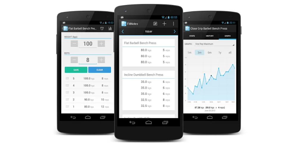 FitNotes v25.1 MOD APK (Premium Unlocked)