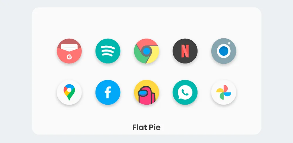 Flat Pie – Icon Pack v7.0 APK (Full Version)