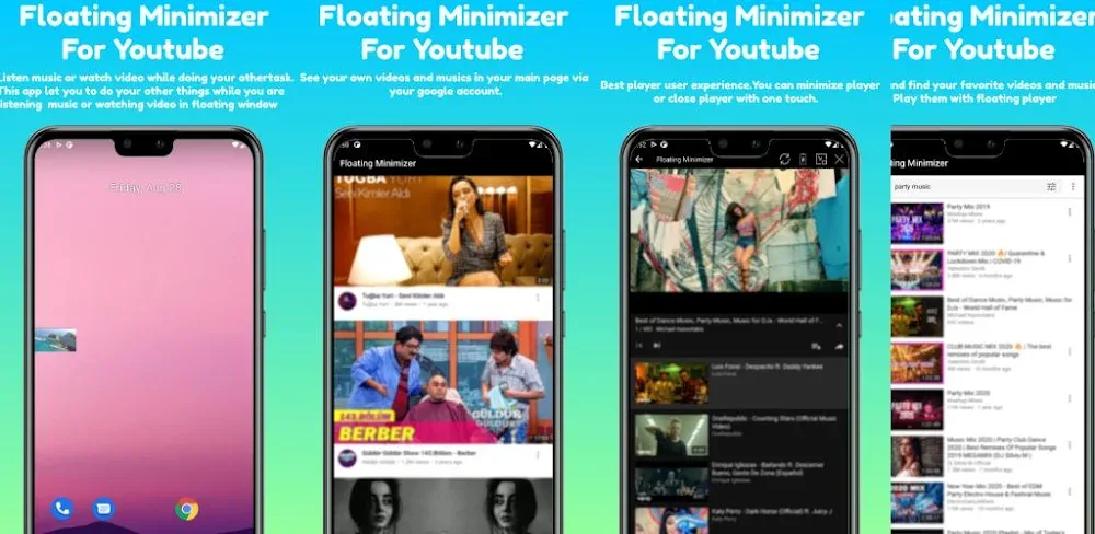 Floating Minimizer Tube v6.3 MOD APK (Premium Unlocked)