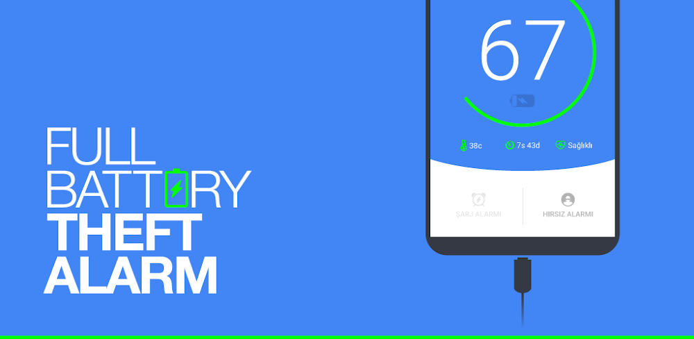 Full Battery & Theft Alarm v6.1.3.3 MOD APK (Premium Unlocked)