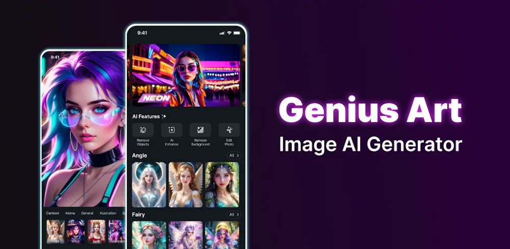 Genius Art: Image AI Generator v1.5.3_20251017 MOD APK (Premium Unlocked)