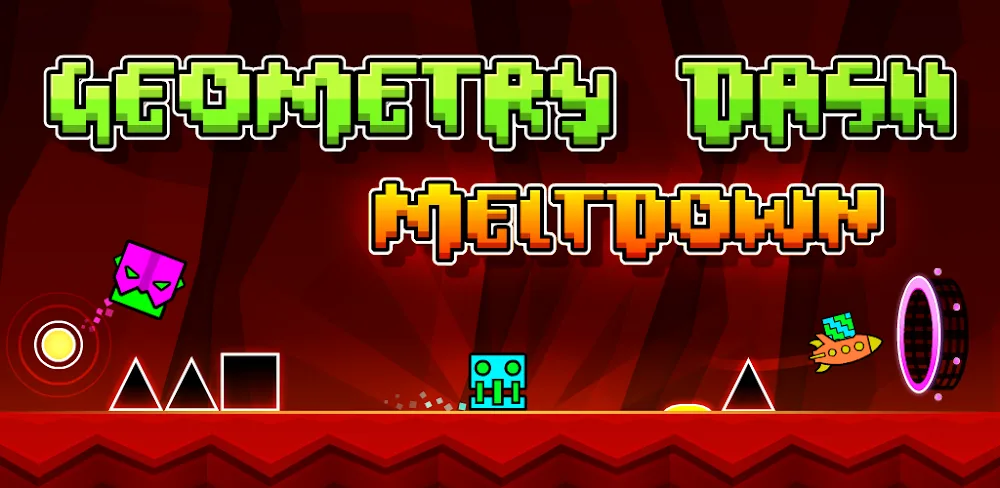 Geometry Dash Meltdown v2.2.145 MOD APK (Mod Unlocked)