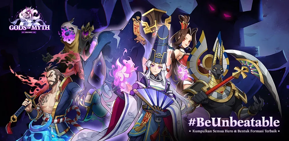 Gods of Myth: Idle RPG v0.0.24 MOD APK (Damage & Defense Multipliers, God Mode)