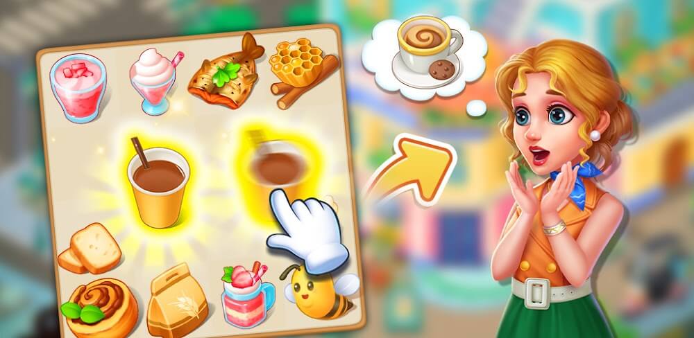 Happy Merge Cafe v1.0.52 MOD APK (Unlimited Money)