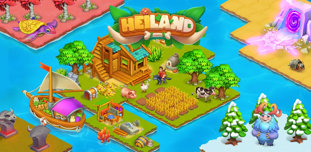 Heiland: Age Survival Adventure v1.0.7 MOD APK (Menu, Free Purchase)