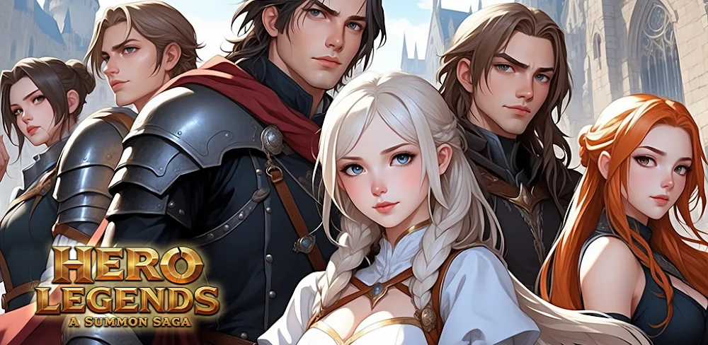 Hero Legends: A Summon Saga v1.2 MOD APK (Menu, Speed Multiplier X10)