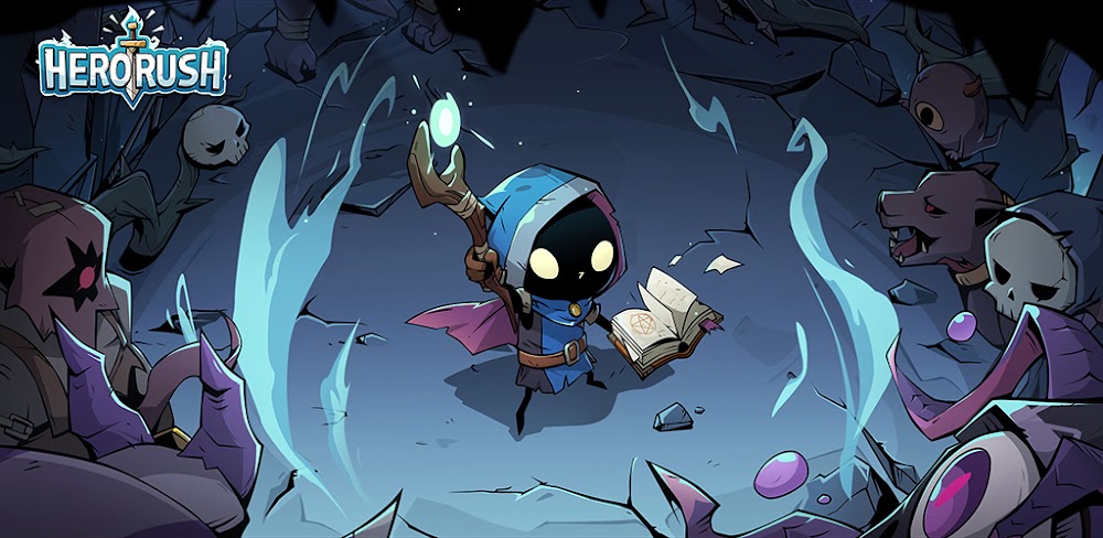 Hero Rush – Idle RPG v5.5.5089 MOD APK (Free Purchase, Unlimited Skill)