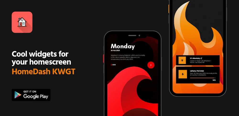 HomeDash KWGT v3.0.7 APK (Full Version)