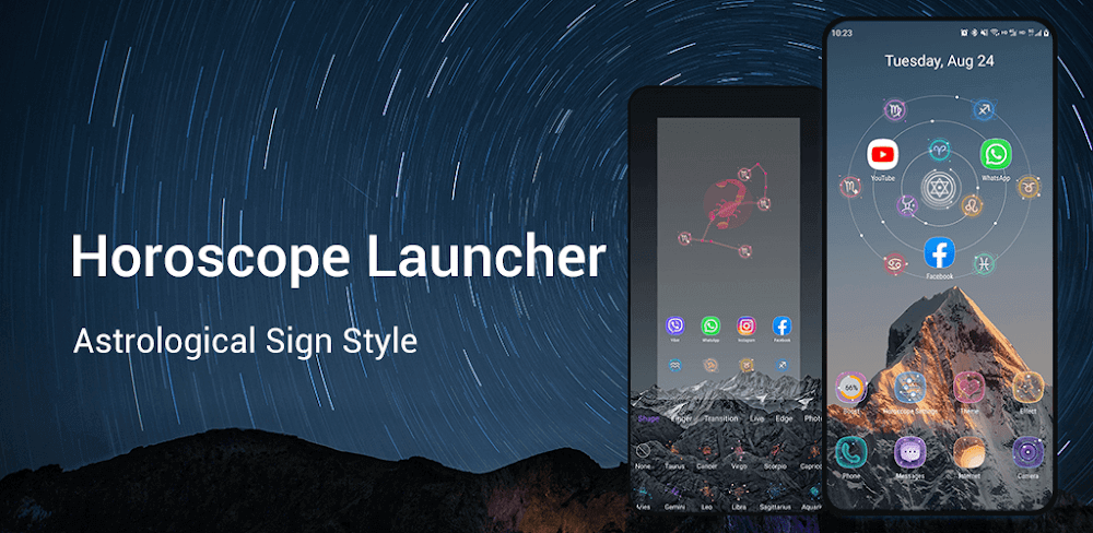 Horoscope Launcher v4.8.1 MOD APK (Premium Unlocked)