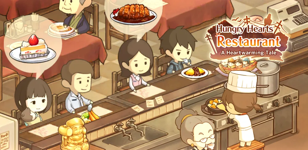 Hungry Hearts Restaurant v1.1.3 MOD APK (Menu, Unlimited Gold, Heart)