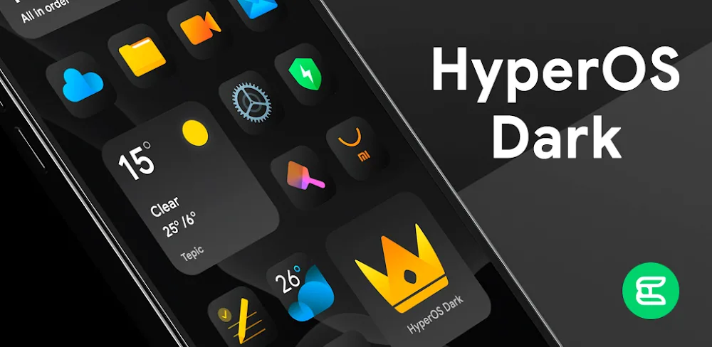HyperDark – Icon Pack v1.1.8 APK (Full Version)