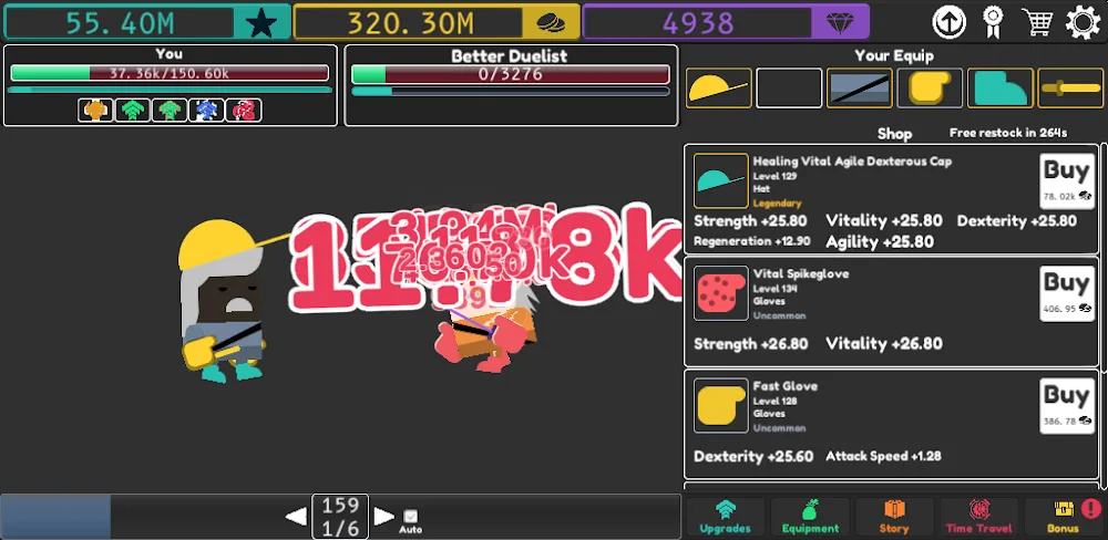 Idle Superpowers v1.2.17 MOD APK (Unlimited Stars, Gold, Ruby)